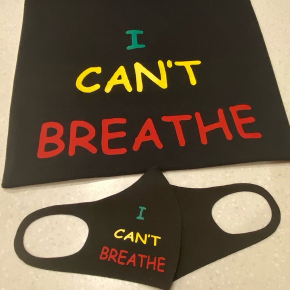 “ I can’t breathe “ tee and mask bundle - Picture 3 of 4